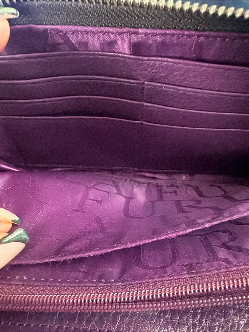 Furla Continental Zip Wallet EUC - Picture 3 of 7